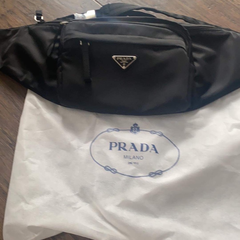SOLD **PRADA MARSUPIO TESSUTO WAIST BAG MENS OR WOMENS - Picture 1 of 9